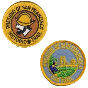 Presidio Historic Trail and Cub Trail patches